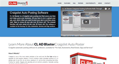 Desktop Screenshot of cladblaster.com
